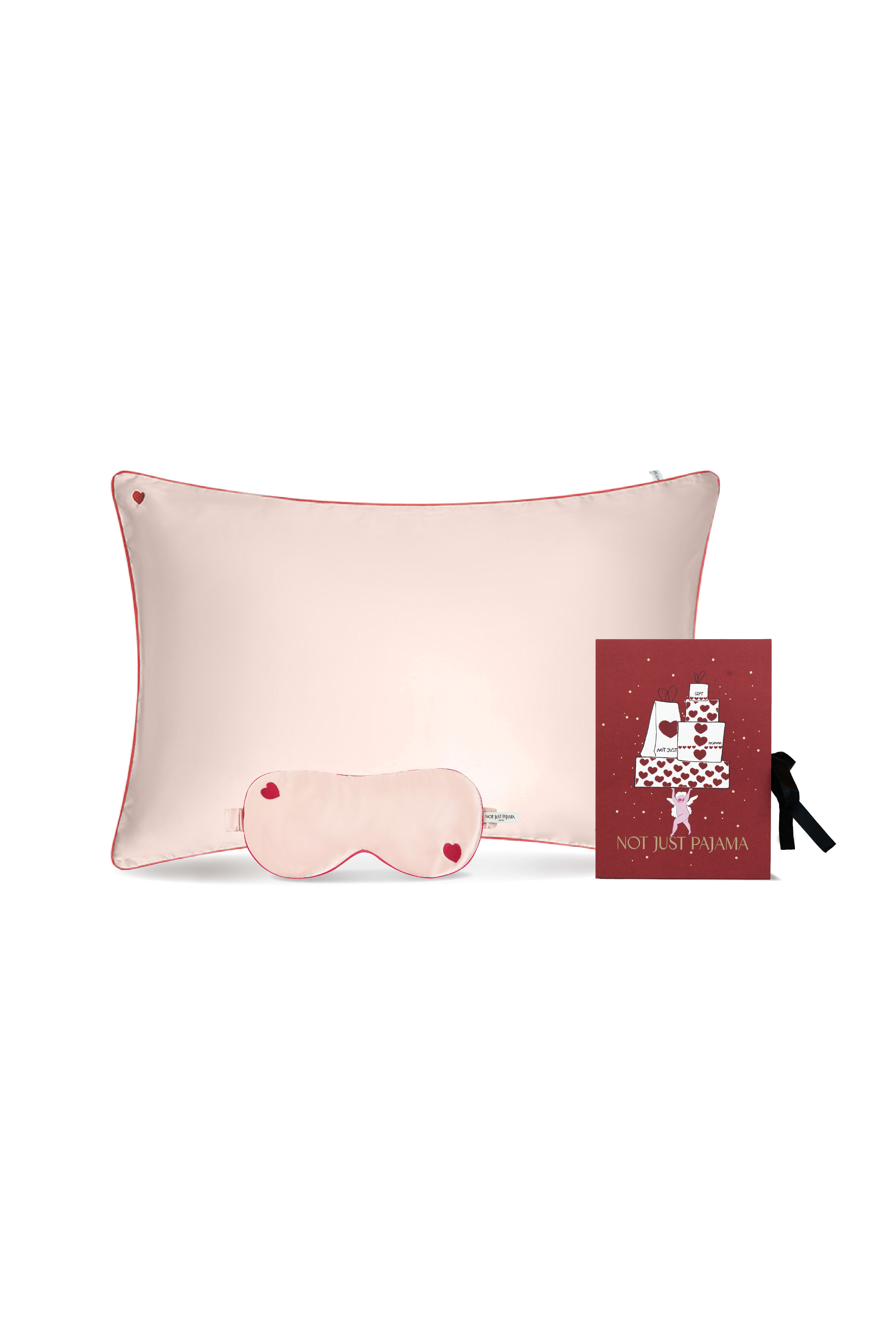 Silk Eye Mask & Pillowcase Gift Set | Little Joy Gift – Not Just
