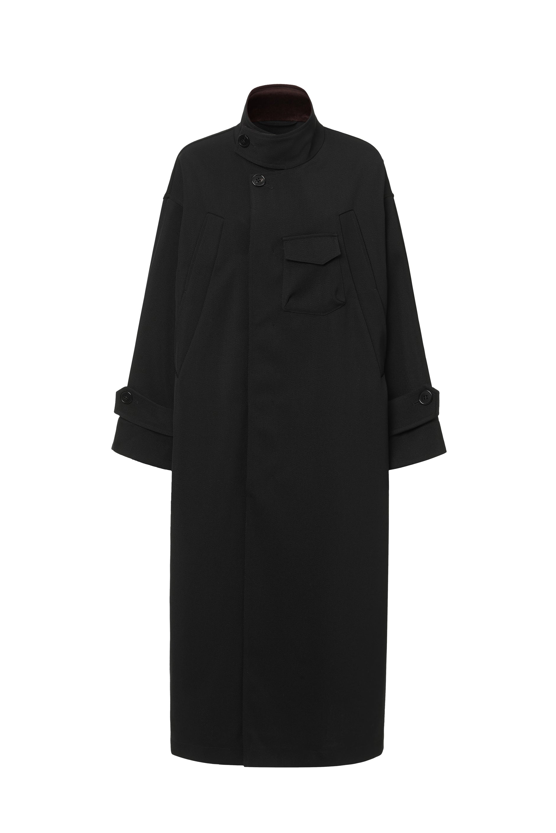 PAJA Farm Edit Amelia Four-Season Heavyweight Twill Wool Trench