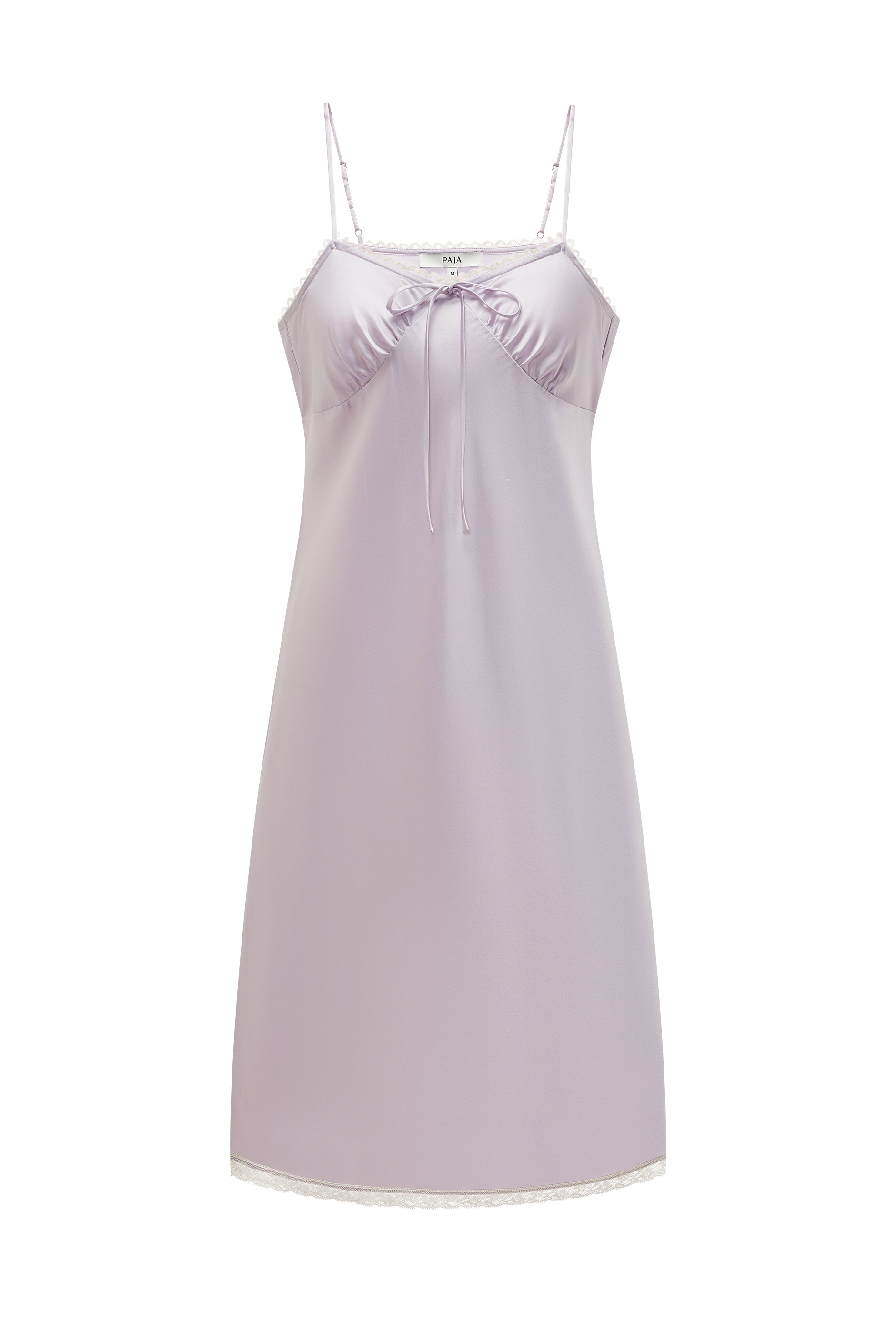 PAJA Farm Edit Silk Bias-Cut Lace Slip Dress - Amethyst Not Just Pajama PAJA Farm Edit Silk Bias-Cut Lace Slip Dress - Amethyst Not Just Pajama