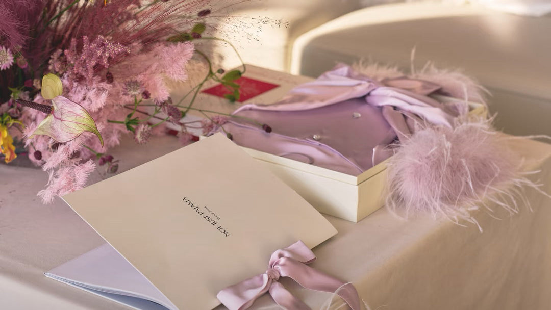 mulberry silk pajama gift set luxury sleepwear gift idea