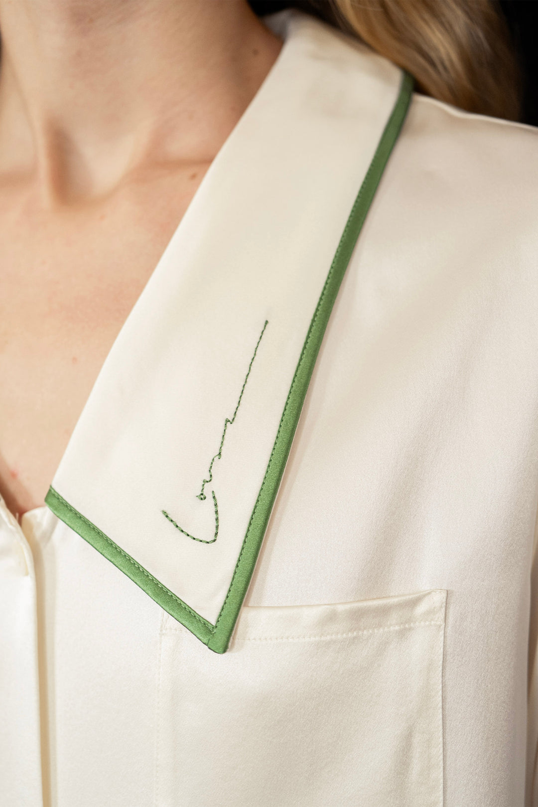 Christmas Spirit Silk Set | French Style Silk Short Set & Matching Scrunchie