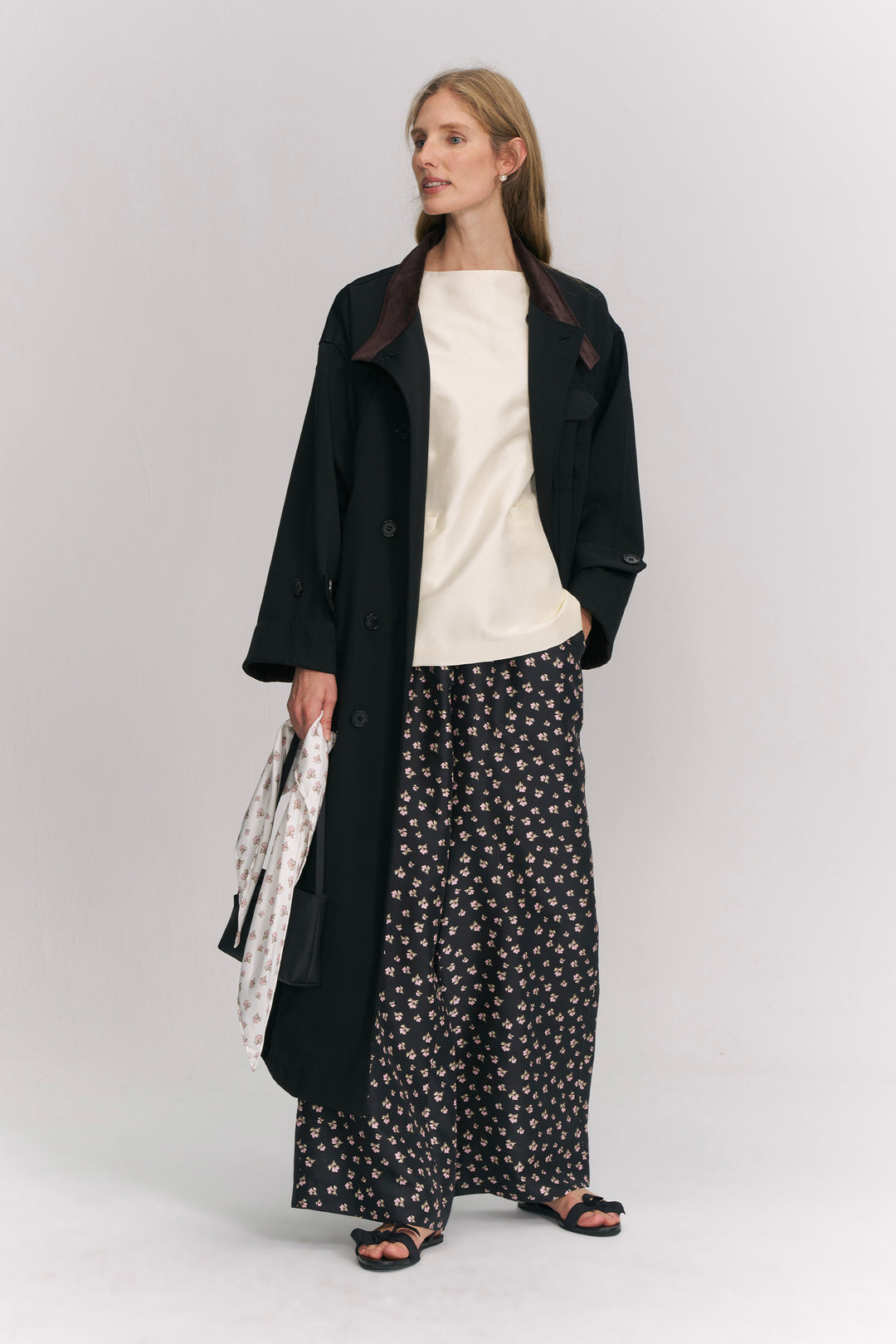 PAJA Farm Edit Dupion Silk V-Neck Backless Top - Pale Yellow