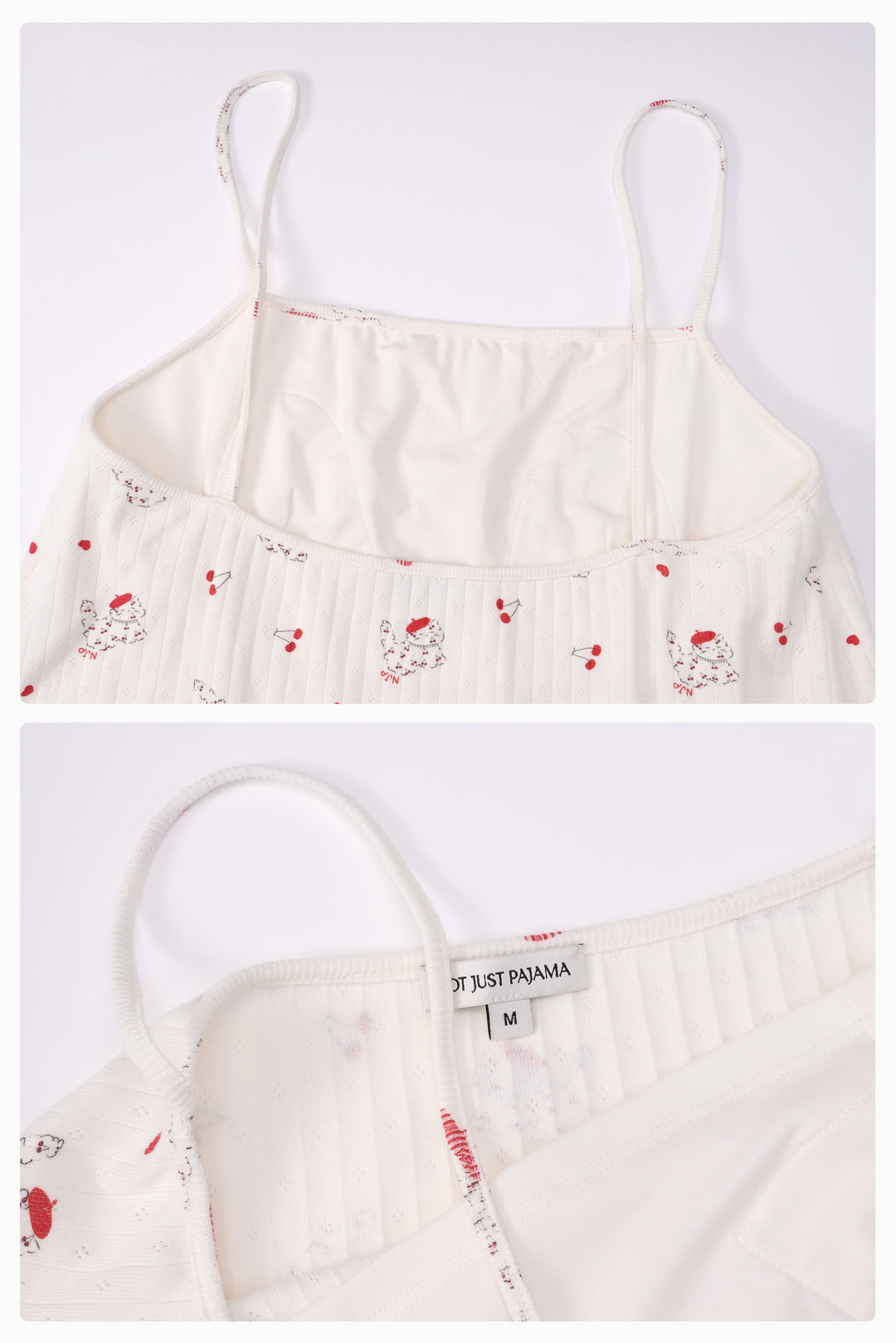 Kiki Cat Wool Silk Knit Square Neck Tank Top