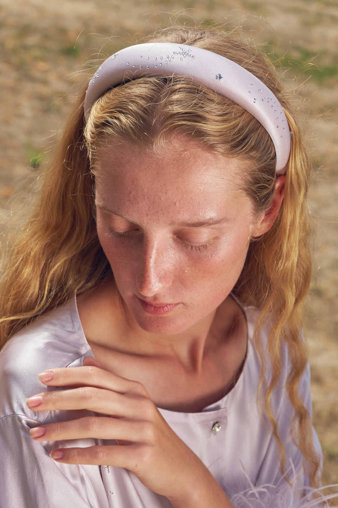 VEGA Collection Amethyst Silk Robe Matching Gift Set