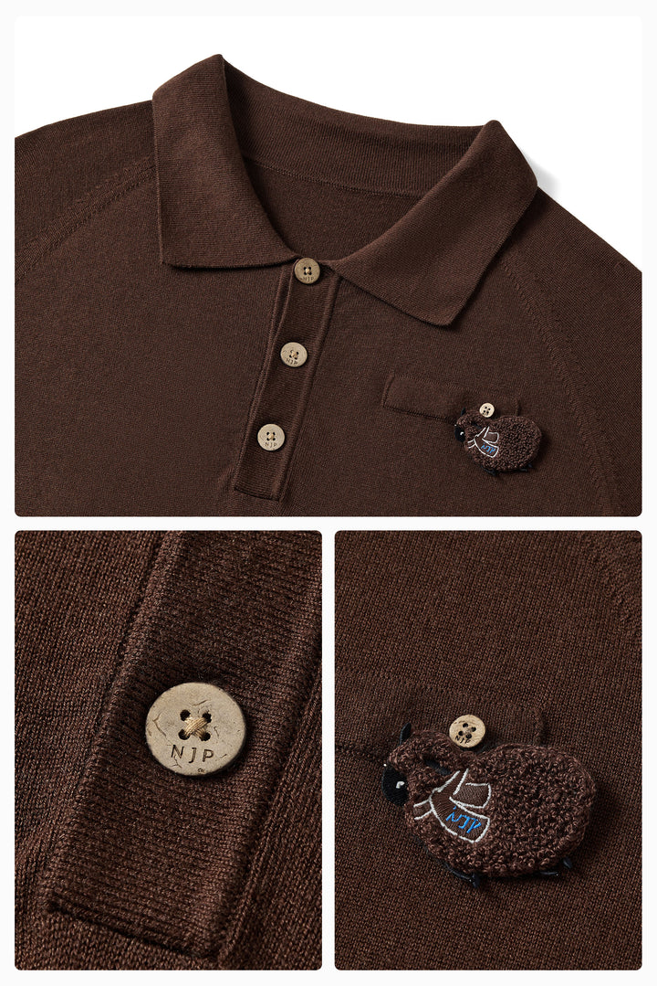 BUBU Collection Cashmere-Silk Blends Long Sleeve Unisex Knitwear