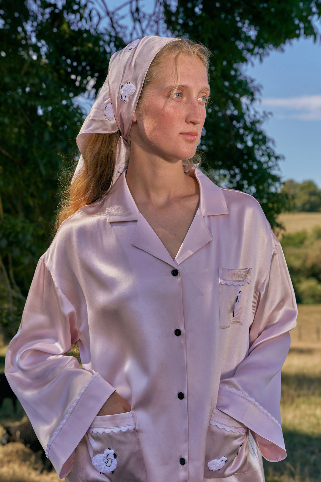 BUBU Collection Silk Triangular Bandage