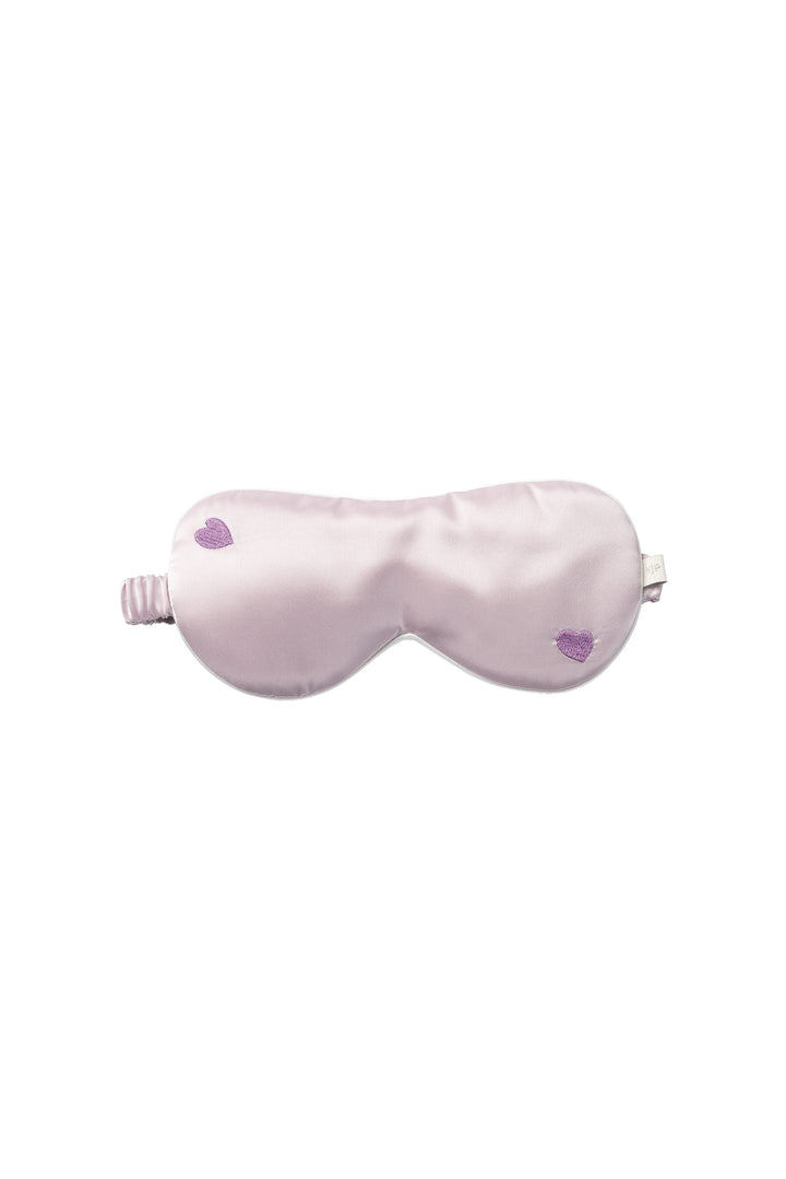Masque de sommeil en soie Petit Cœur
