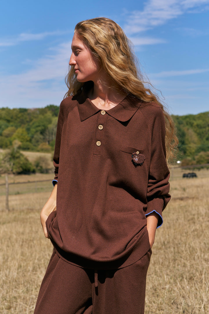 BUBU Collection Cashmere-Silk Blends Long Sleeve Unisex Knitwear
