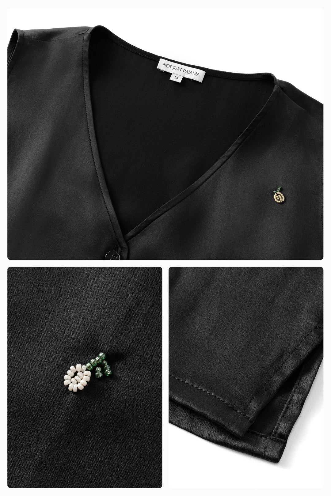 PAJA Beaded Summer Escapes Silk Vest