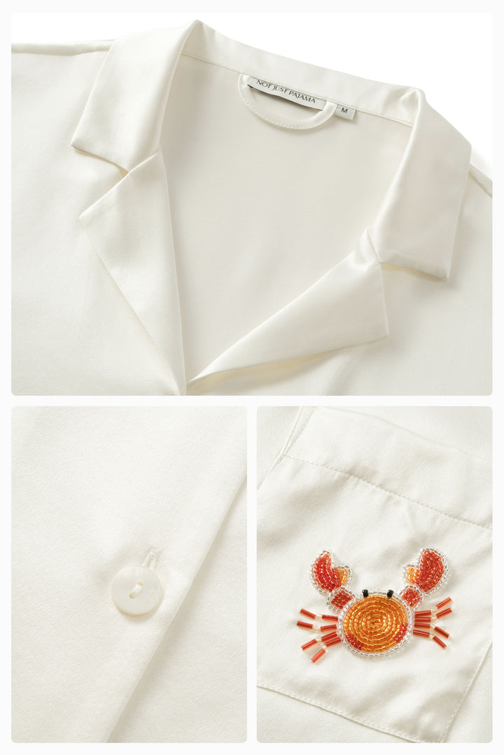 PAJA Beaded Summer Escapes Blouse - White