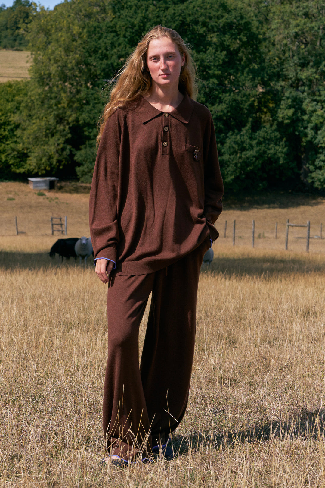 BUBU Collection Cashmere-Silk Blends Unisex Pants