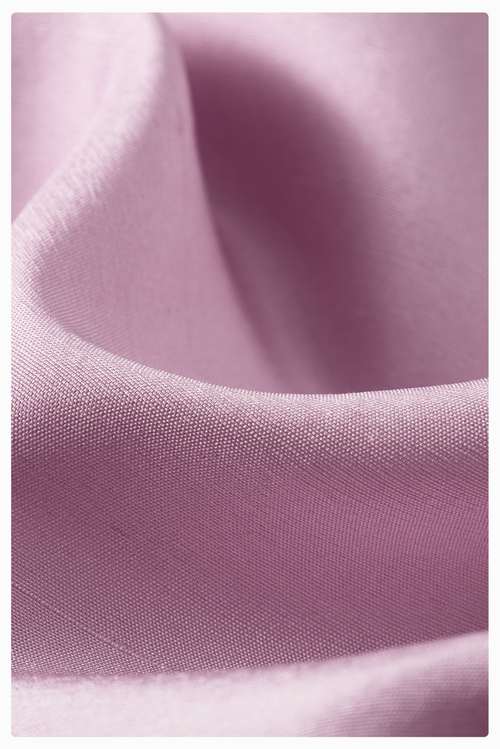 PAJA Farm Edit Dupion Silk Deep V-Back Top - Pink