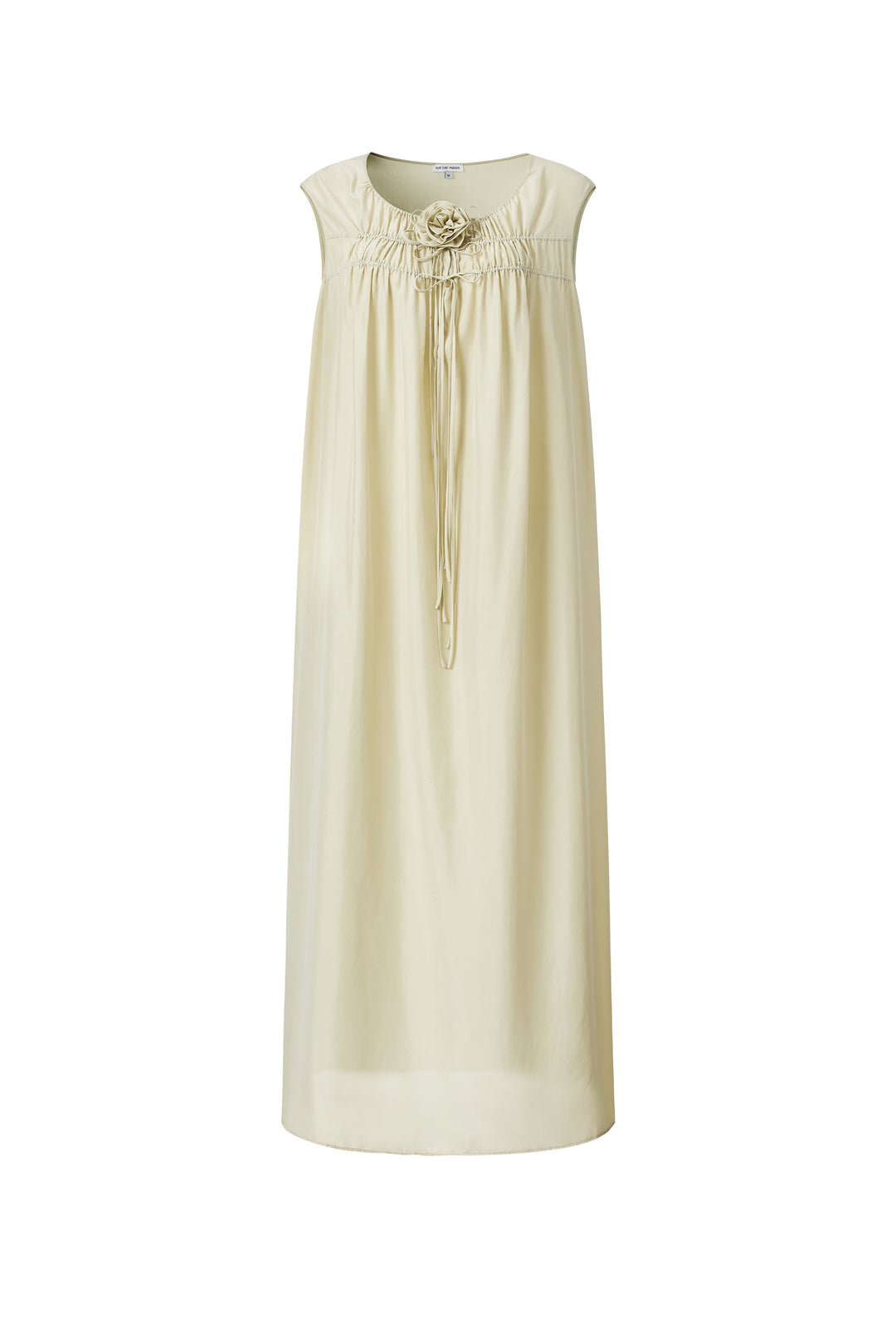 Holiday in Arles | Sandwashed Silk Pleated Midi Dress - Olive Green, Olive Green / M Holiday in Arles | Sandwashed Silk Pleated Midi Dress - Olive Green, Olive Green / M