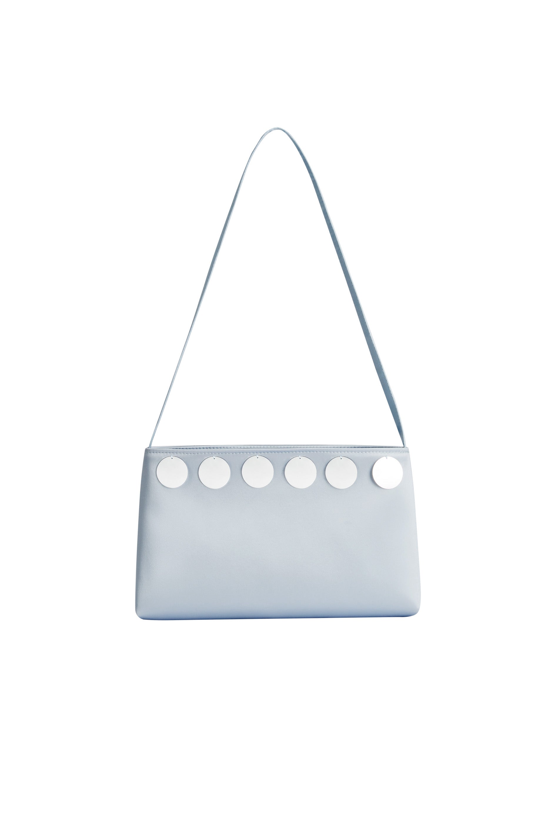 PAJA Gleam Collection Sequins Shoulder Bag - Light Blue-Silk Bags-Not Just Pajama