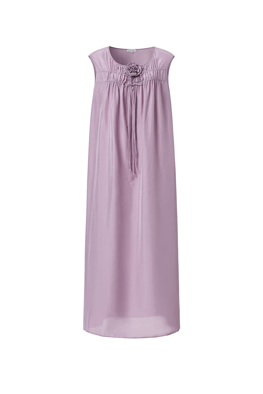 Holiday in Arles | Sandwashed Silk Pleated Midi Dress - Lavender, Lavender / M Holiday in Arles | Sandwashed Silk Pleated Midi Dress - Lavender, Lavender / M