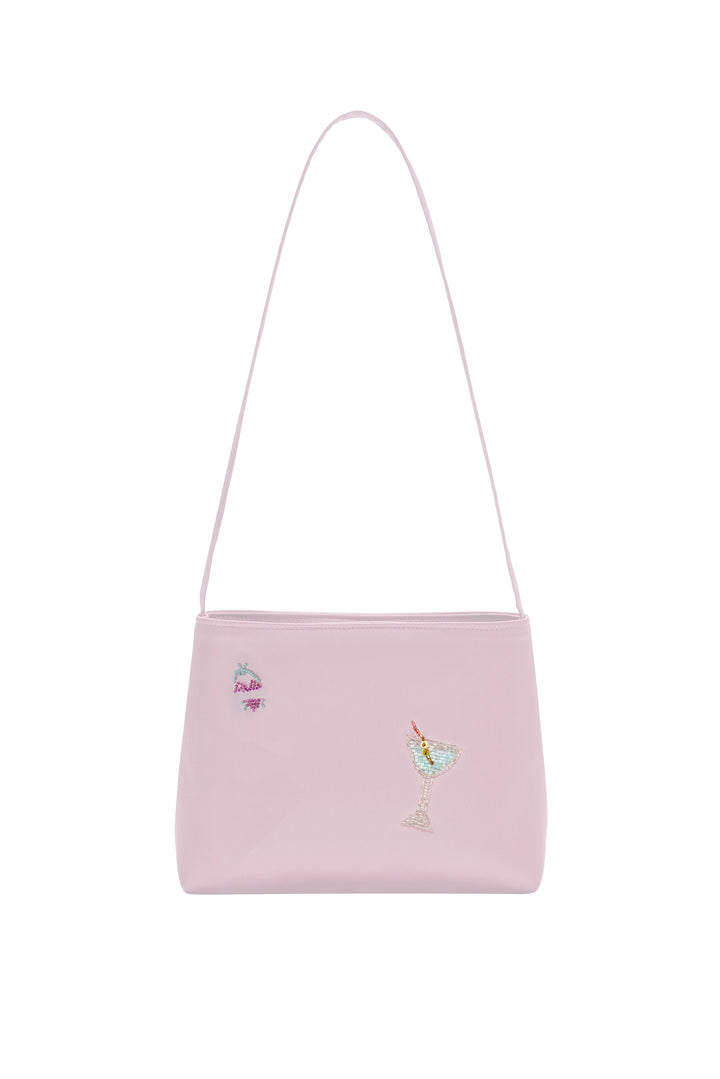 PAJA Beaded Summer Escapes Silk Handbag - Black