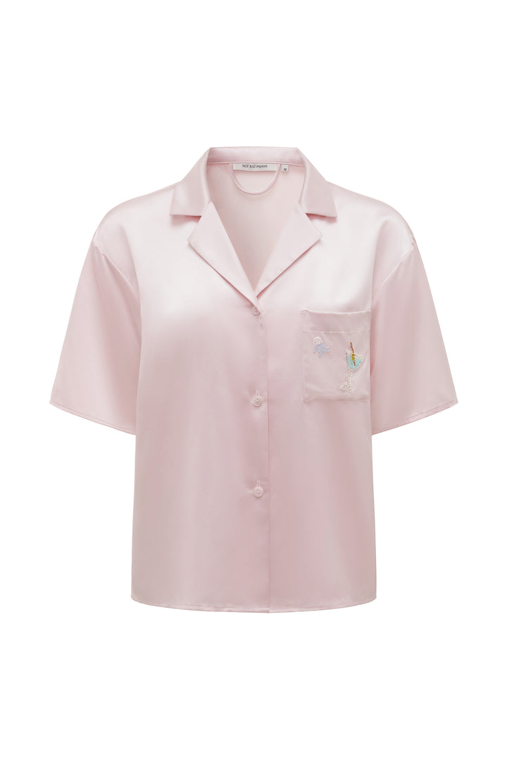 PAJA Beaded Summer Escapes Blouse - Green