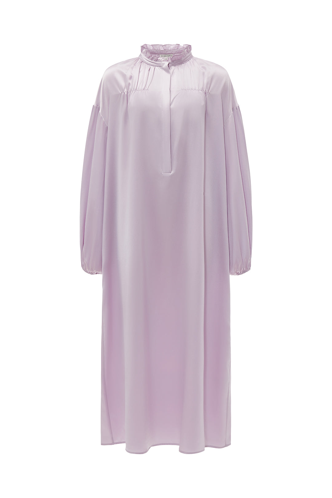 Vintage-Seidenblusenkleid aus der After-Party-Kollektion – Elfenbein