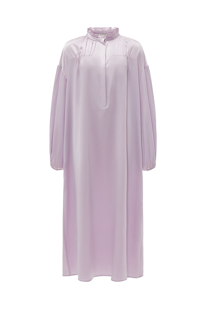 Vintage-Seidenblusenkleid aus der After-Party-Kollektion – Elfenbein