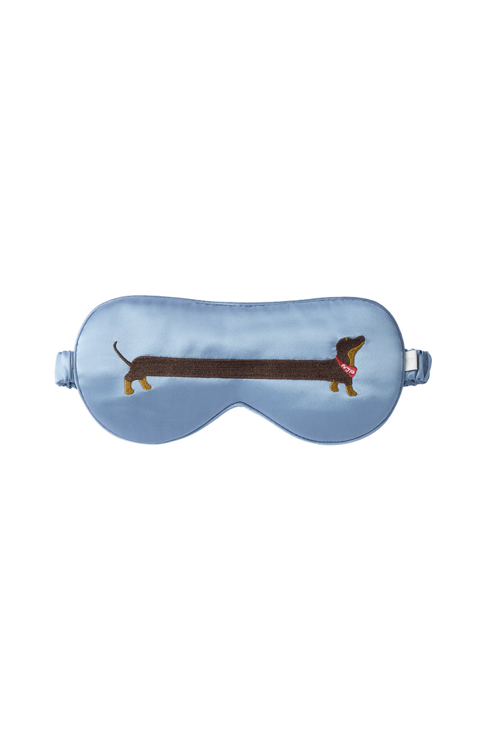 Dachshund Dream Silk Sleeping Eye Mask