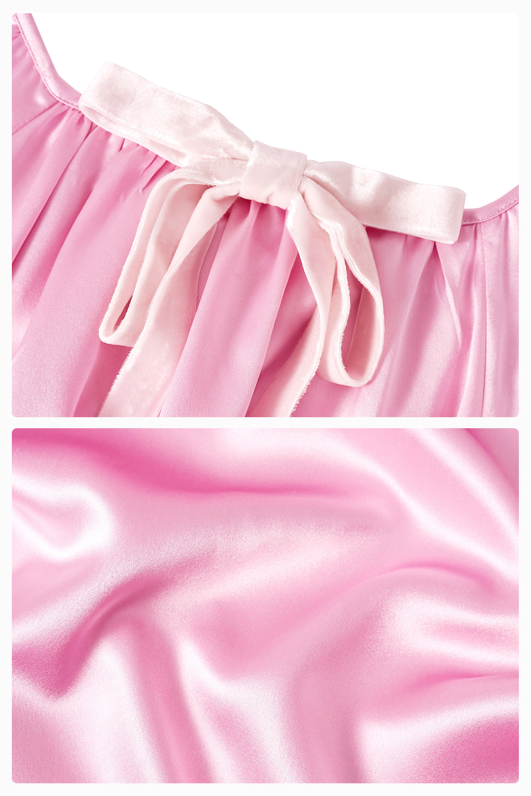 My Party 22 Momme Silk Bow Robe