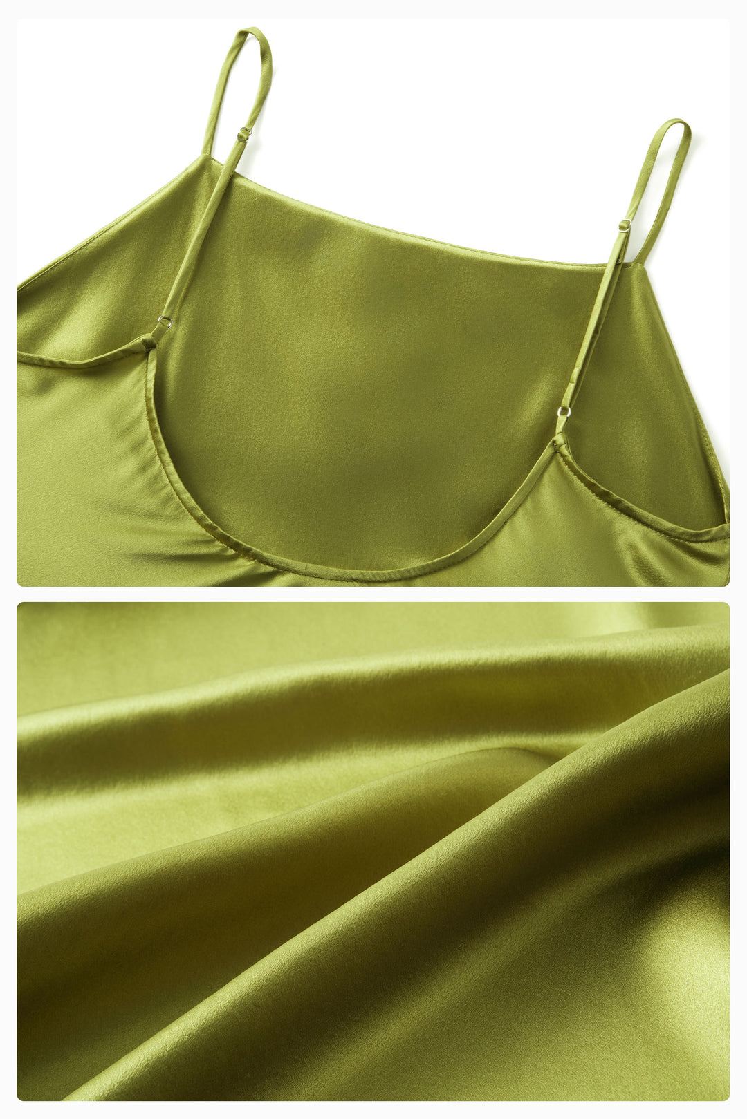 PAJA Beaded Summer Escapes Silk Slip Dress - Green