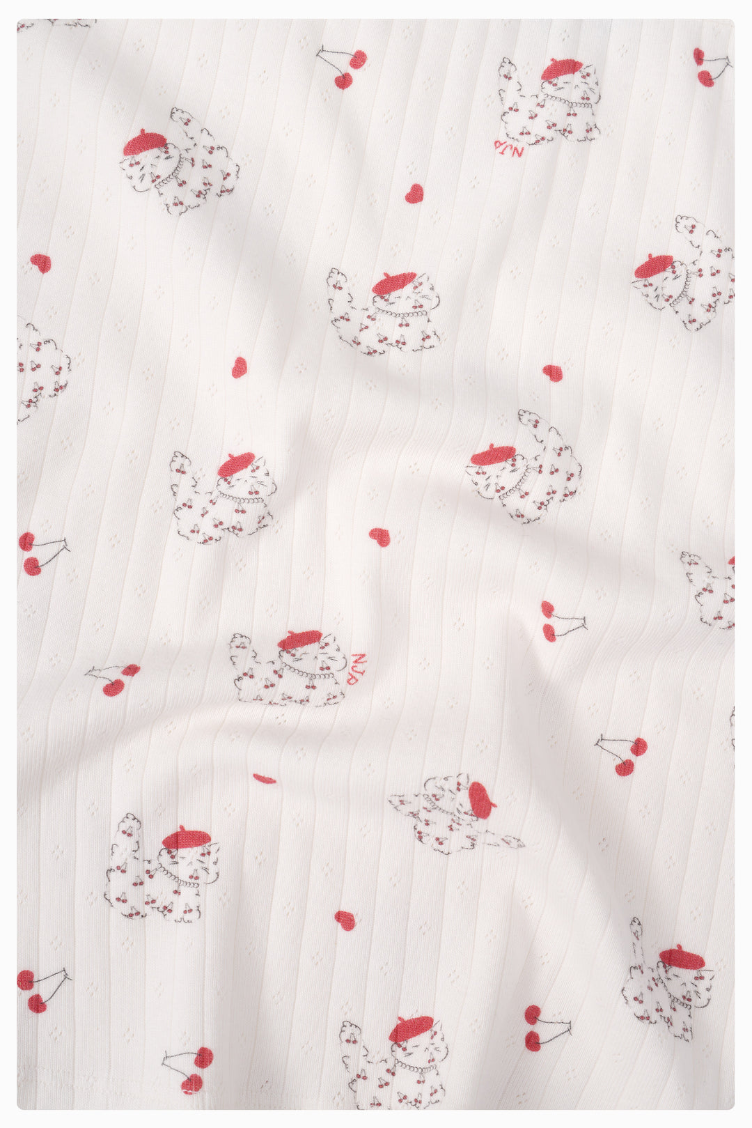 Kiki Cat Wool Silk Knit Square Neck Tank Top