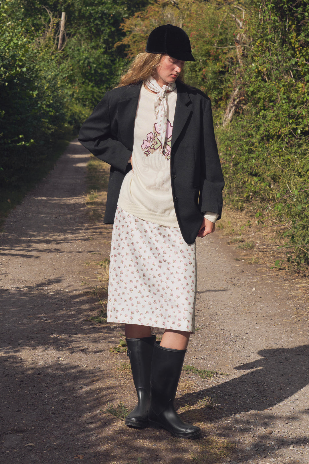 PAJA Farm Edit Classic Wool Blazer - Black