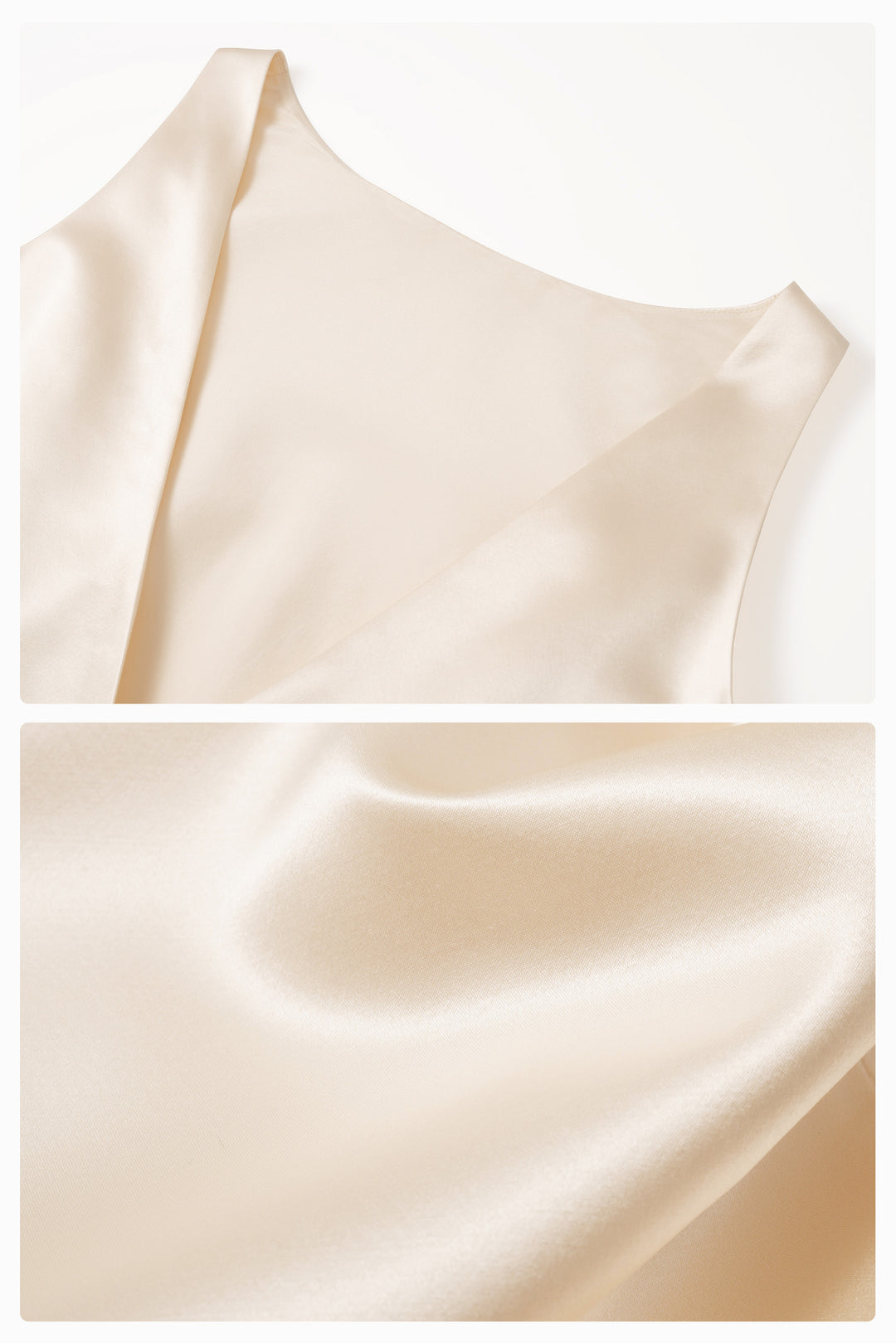 My Party 35 Momme Silk Wool Open-Back Bow Dress