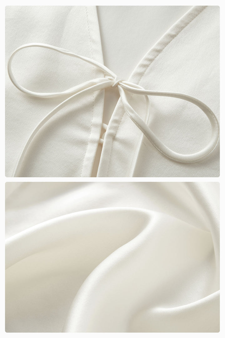 PAJA Beaded Summer Escapes Long Sleeve Blose - White