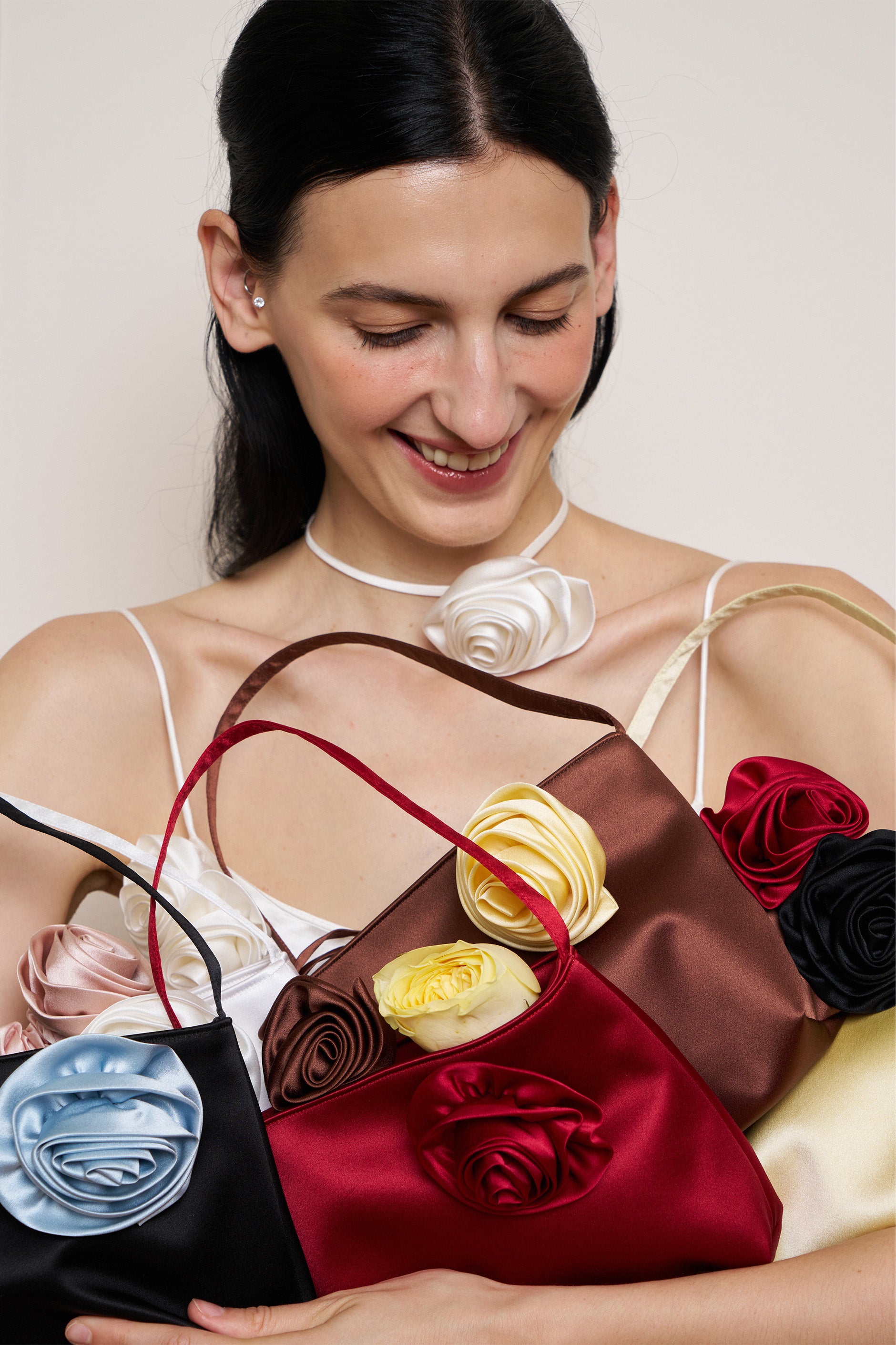 Bridal Silk Handbag | Elegant Wedding & Evening Bag – Not Just Pajama