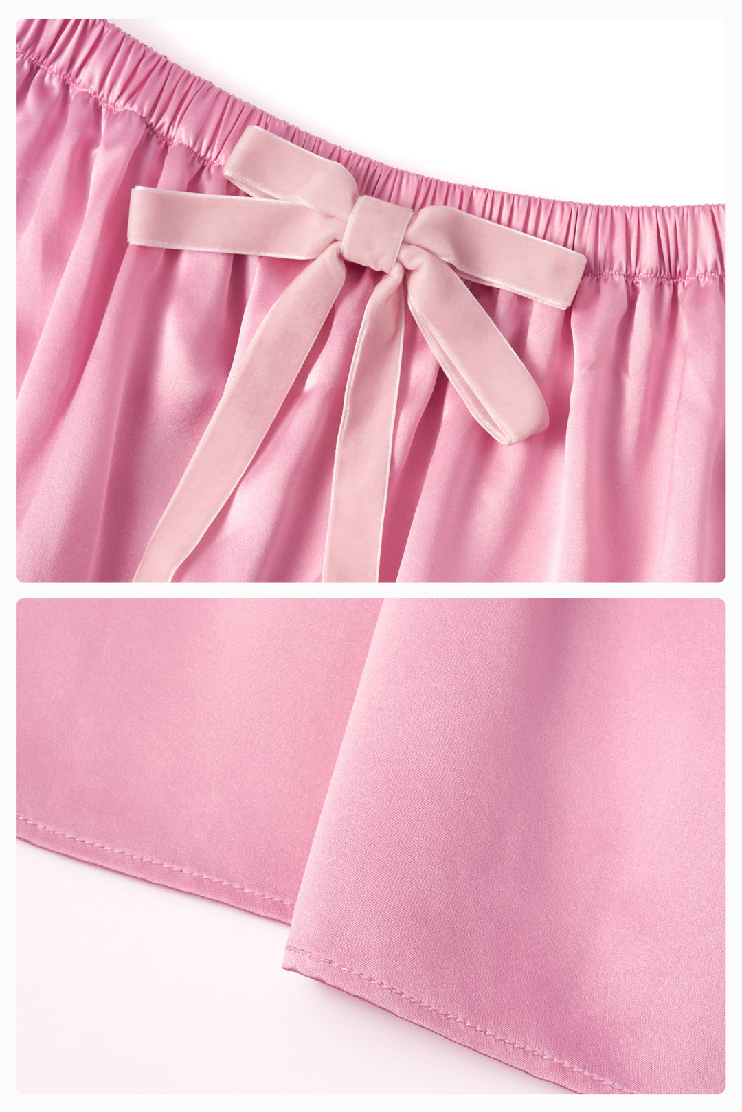My Party 22 Momme Silk Strapless Bow Dress