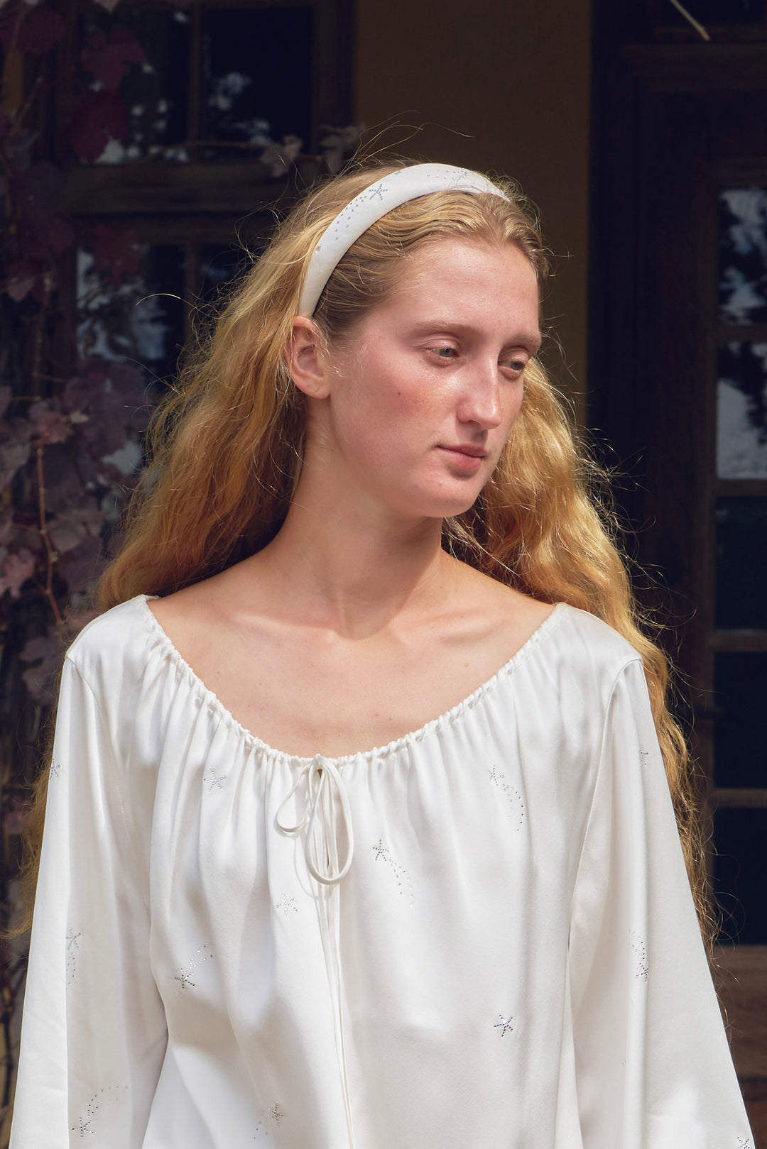 VEGA Collection White Silk Robe Matching Gift Set