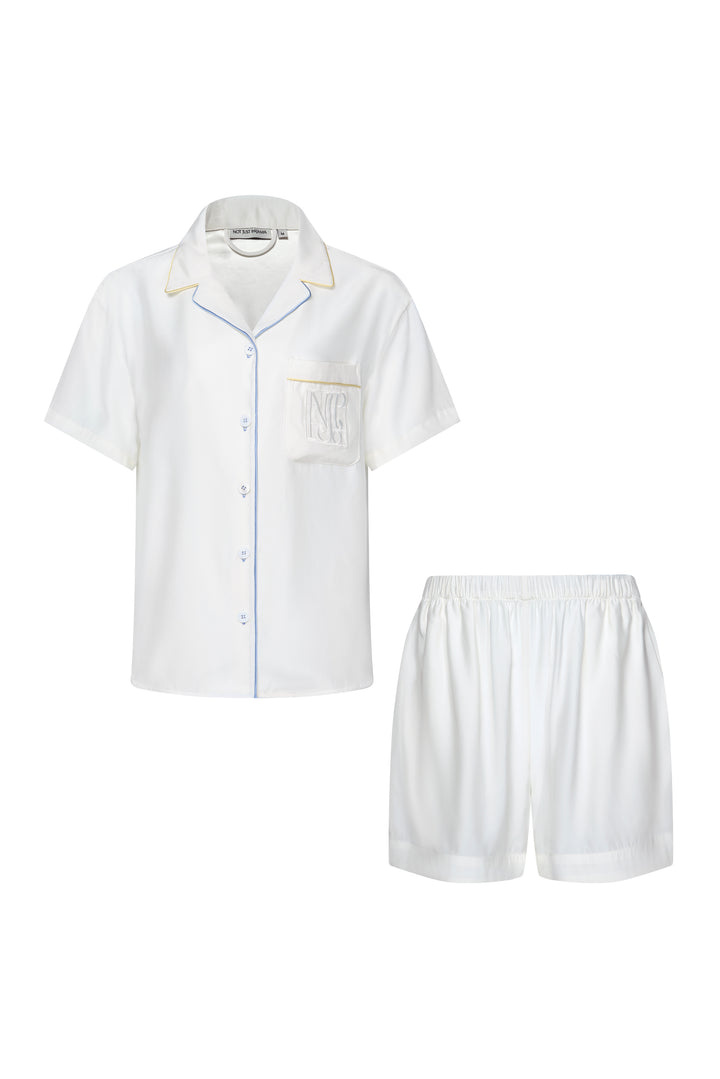 Gloss of Water | HydraSilk 22mm Luxe Hydration Short Pajamas Set