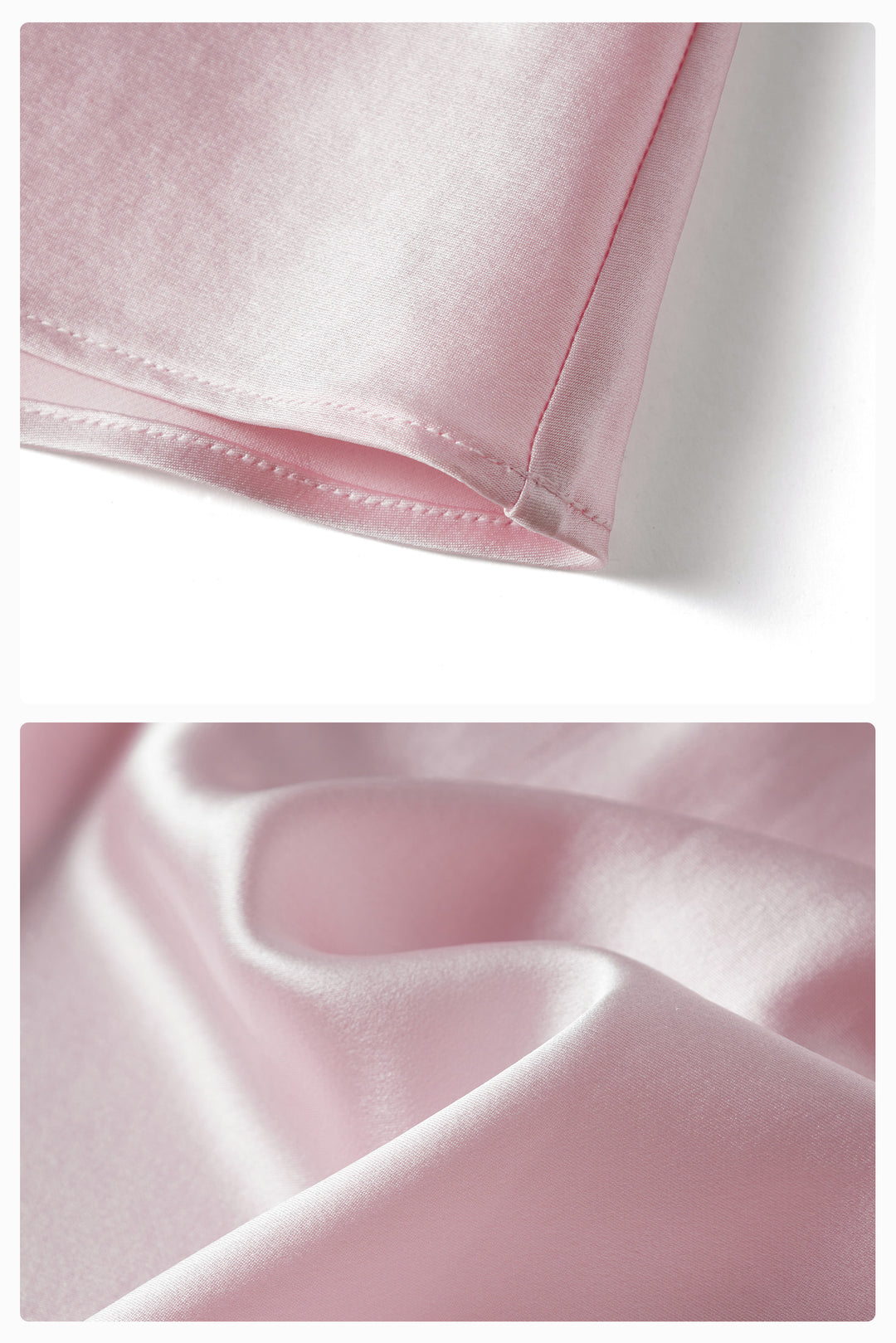 PAJA Summer Shimmer Bias-Cut 25 Momme Silk Crepe Satin V-Neck Long Dress