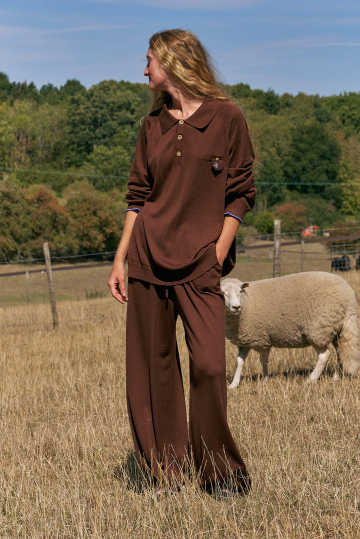 BUBU Collection Cashmere-Silk Blends Long Sleeve Unisex Knitwear