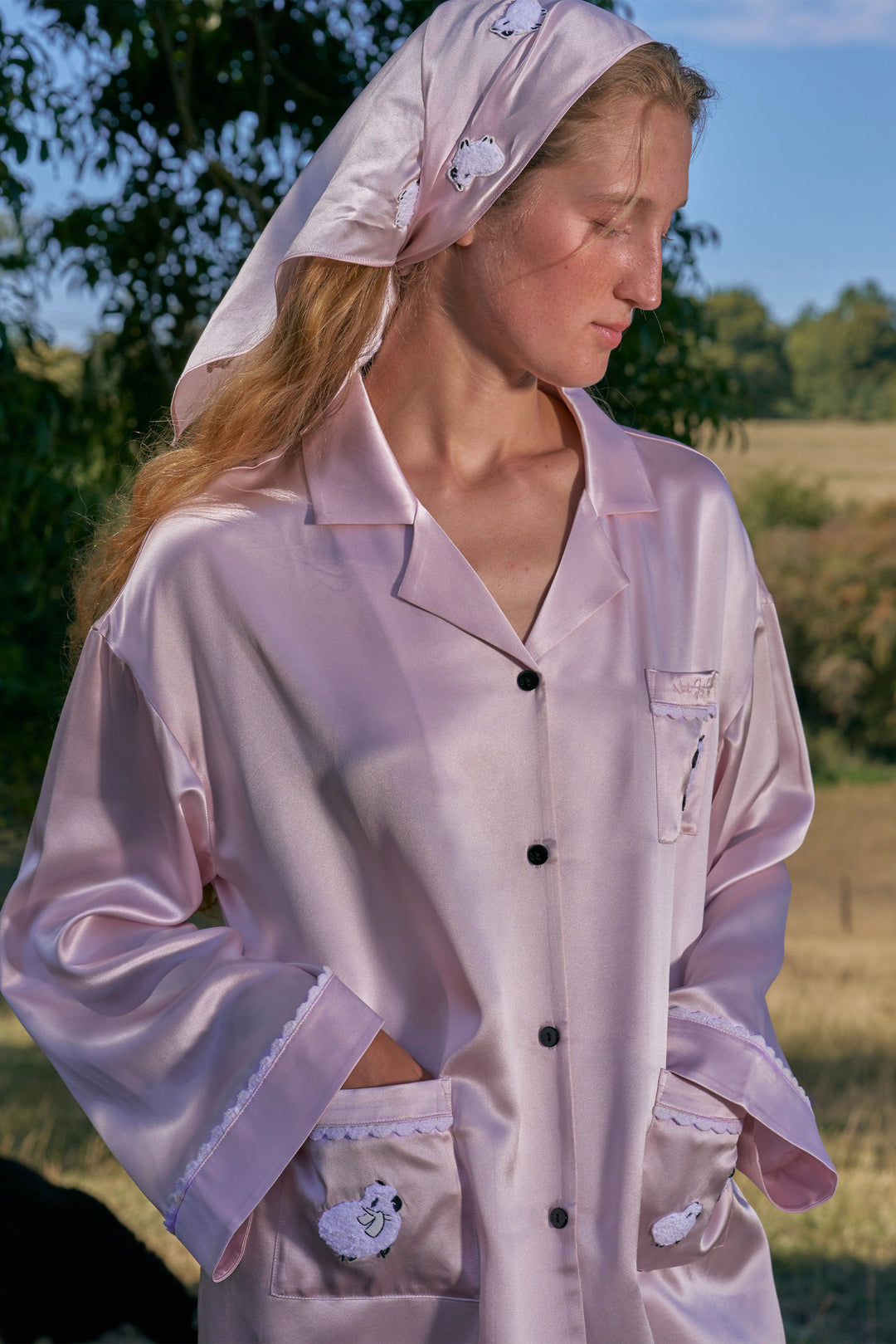 BUBU Collection Silk Triangular Bandage