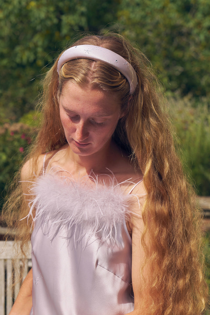 VEGA Collection Amethyst Silk Robe Matching Gift Set