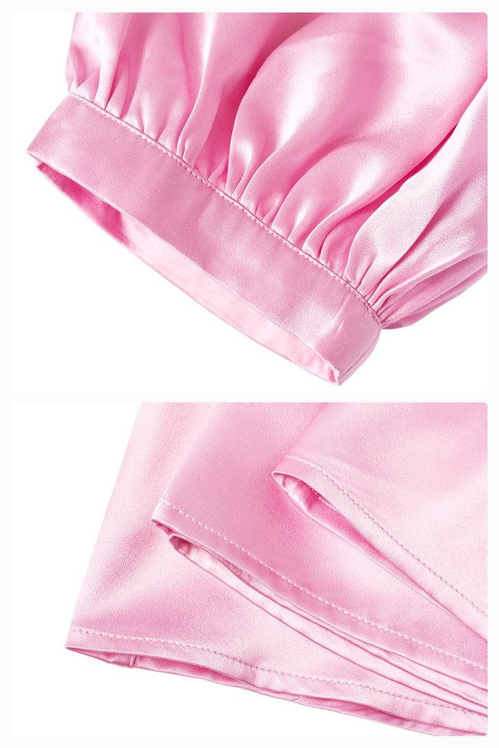 My Party 22 Momme Silk Bow Robe