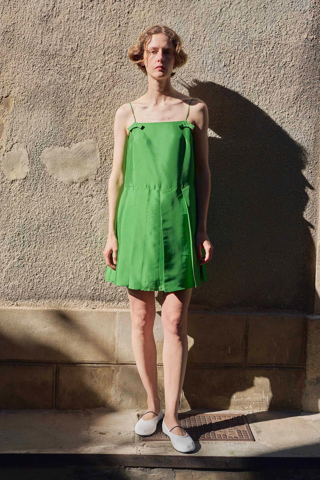 PAJA Out After Brunch Mulberry Silk Pleated Slip Dress with Adjustable Straps in 100% mulberry silk by Not Just Pajama - image 19