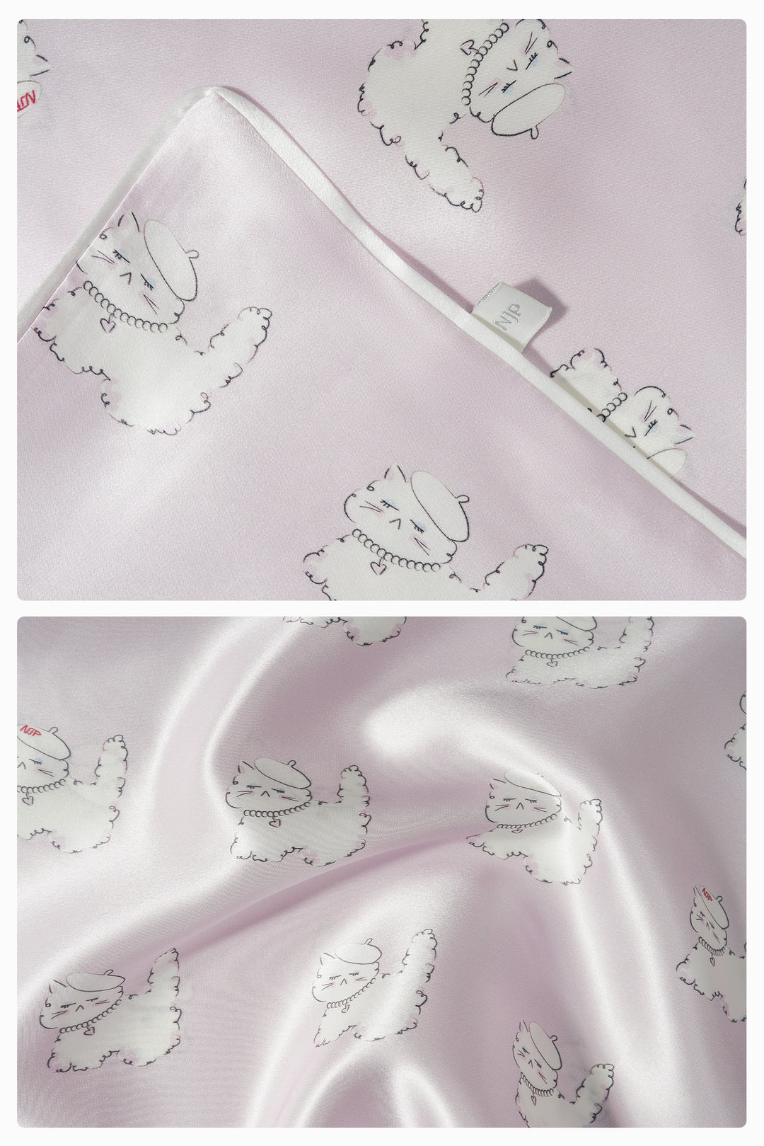 Kiki Cat Silk Pillowcase