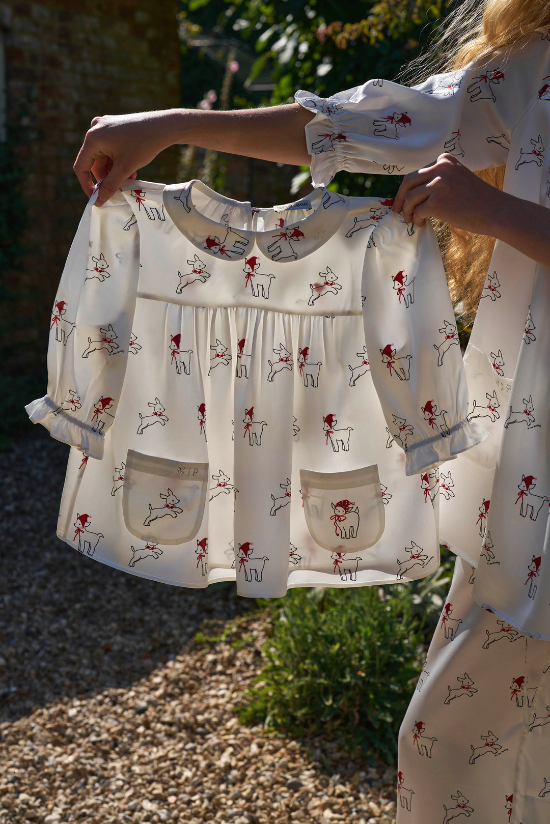 Kids Bubbie 22 Momme Silk Peter Pan Collar Short Pajama Set – Made to Order
