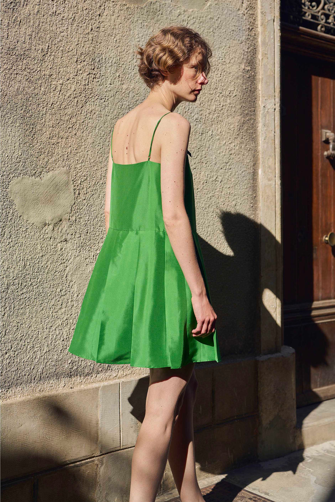 PAJA Out After Brunch Mulberry Silk Pleated Slip Dress with Adjustable Straps in 100% mulberry silk by Not Just Pajama - image 16