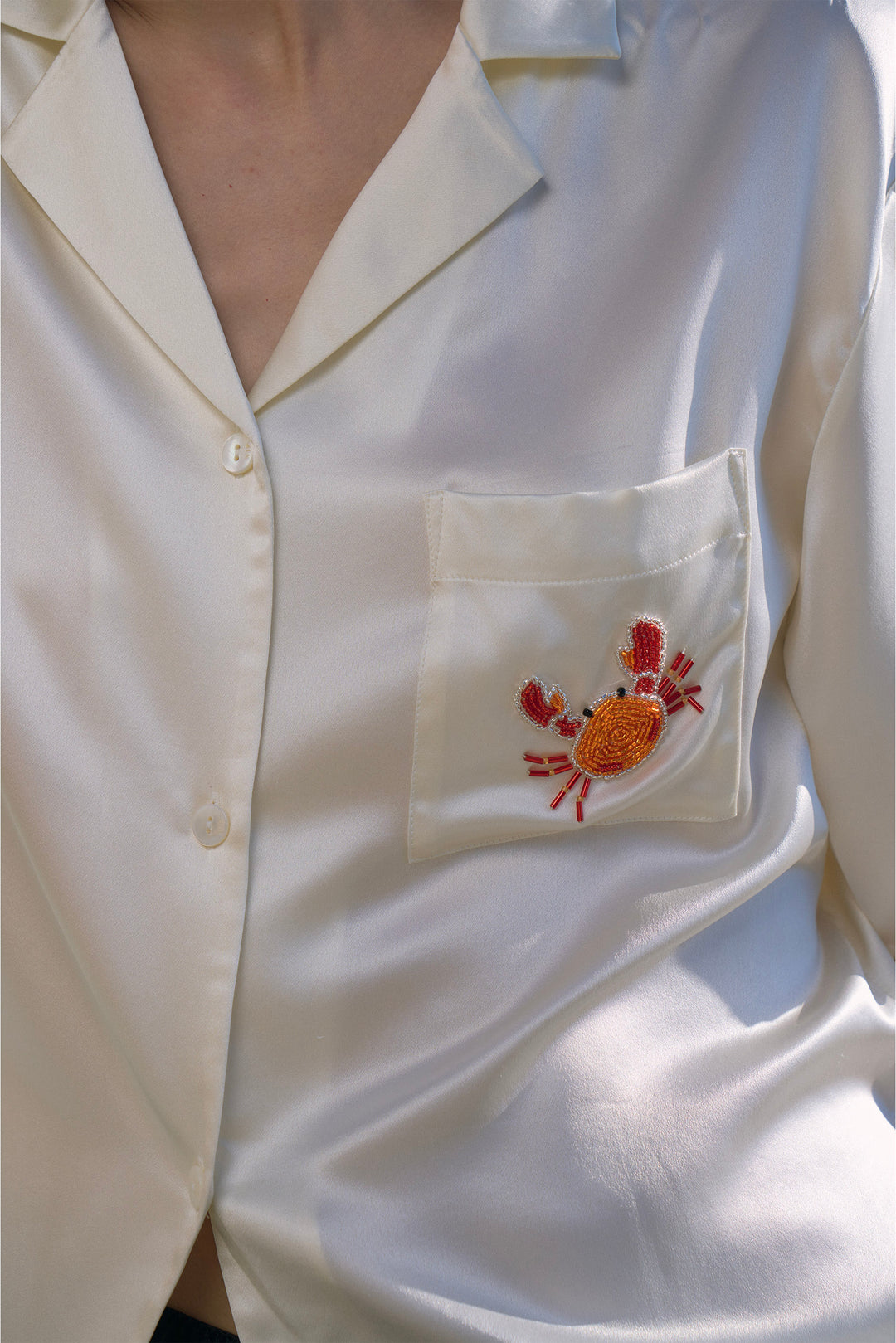 PAJA Beaded Summer Escapes Blouse - White