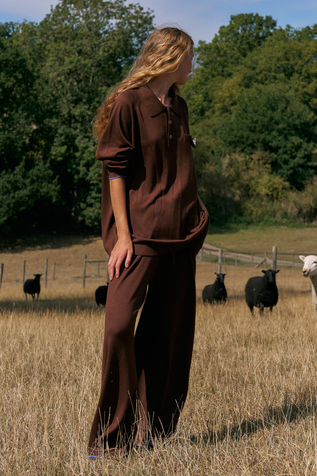 BUBU Collection Cashmere-Silk Blends Unisex Pants