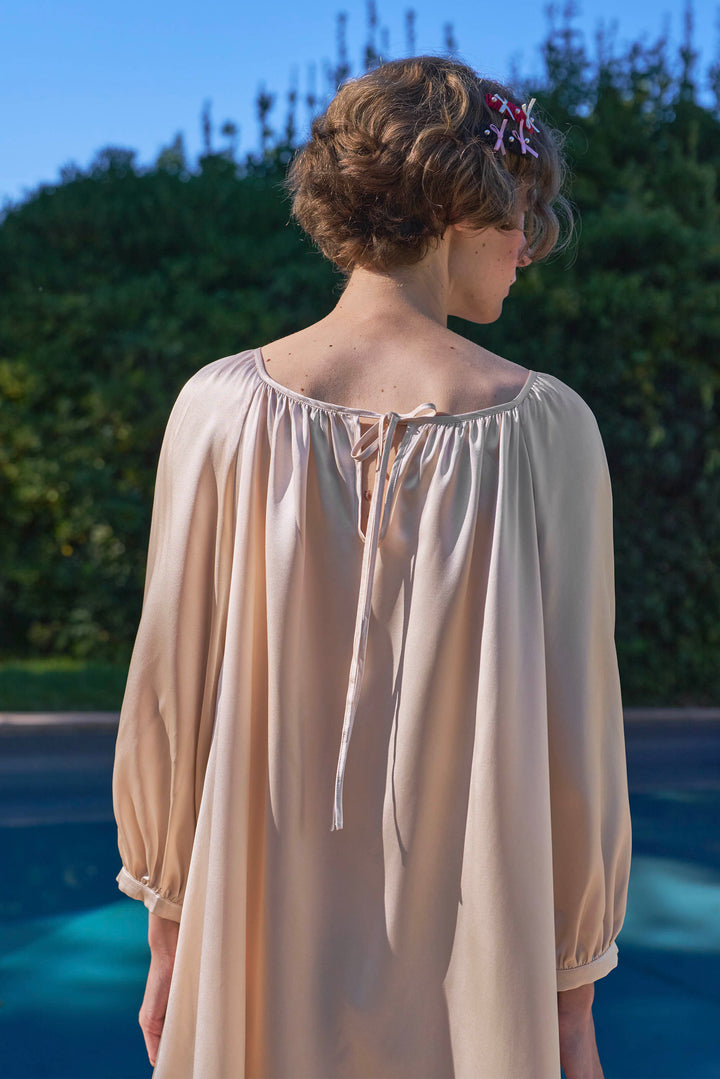 My Party 22 Momme Silk Bow Robe