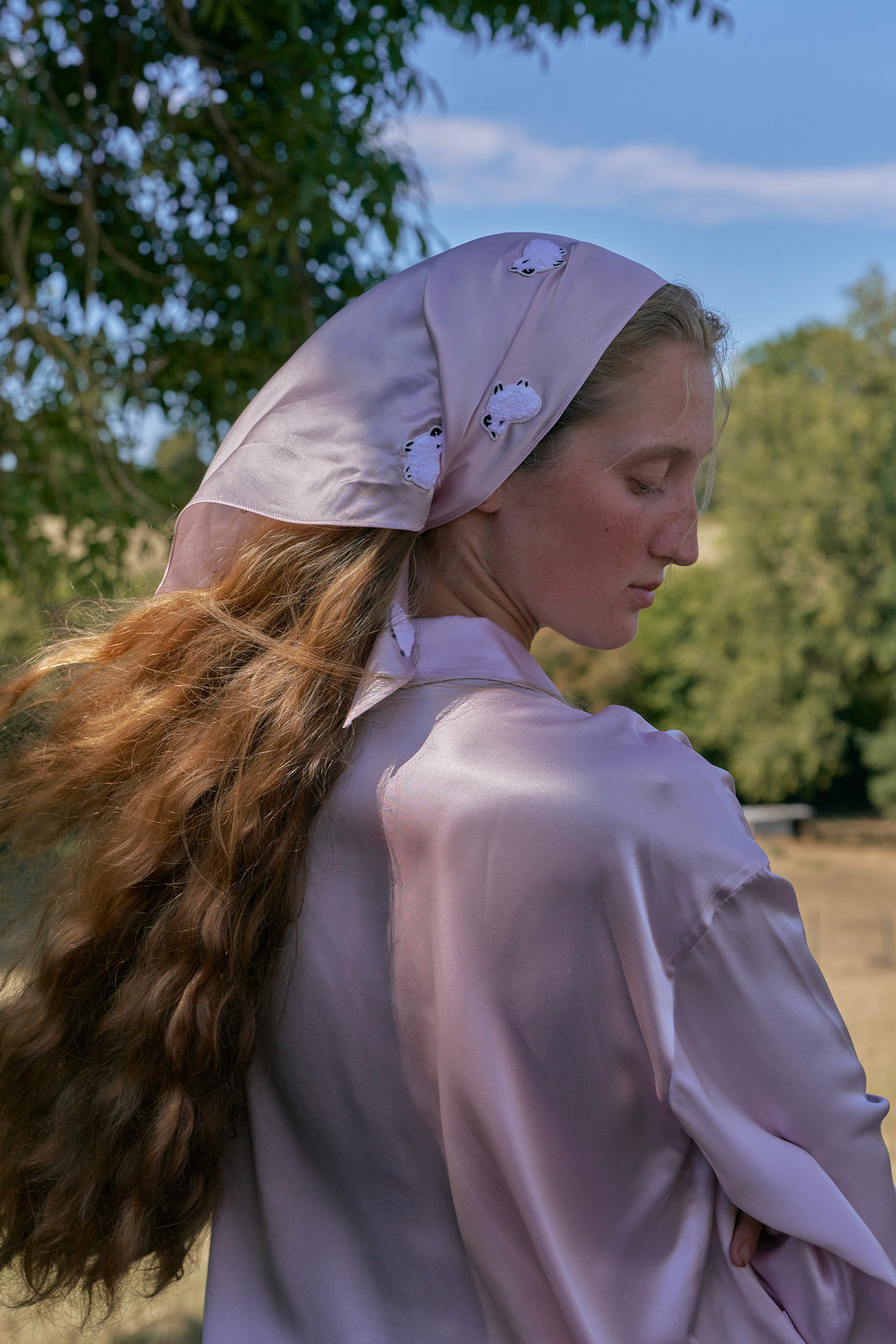 BUBU Collection Silk Triangular Bandage