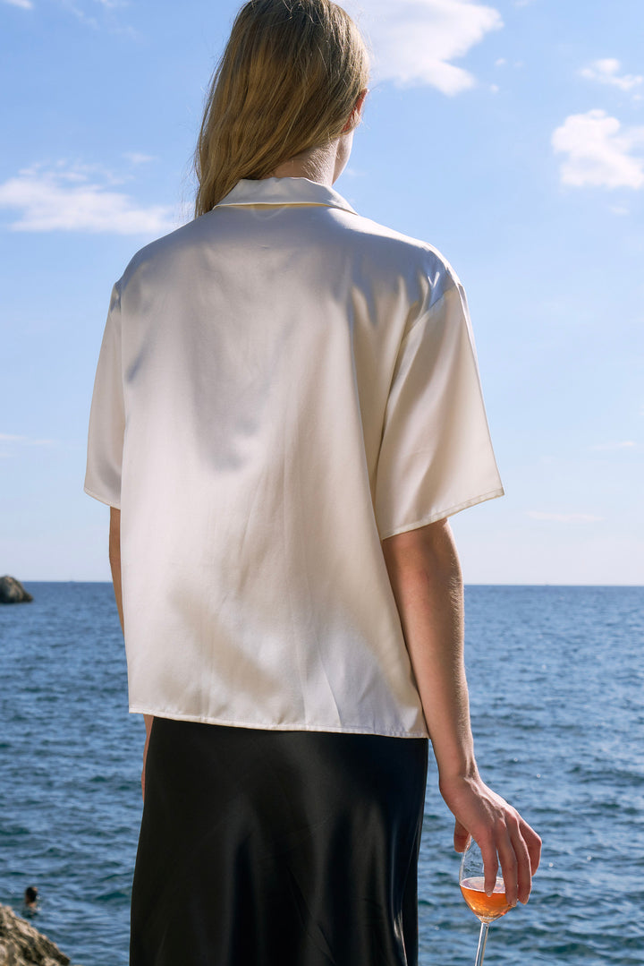 PAJA Beaded Summer Escapes Blouse - White