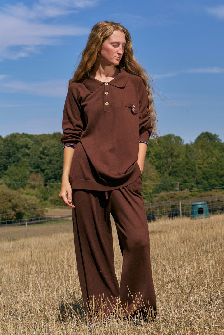 BUBU Collection Cashmere-Silk Blends Unisex Pants
