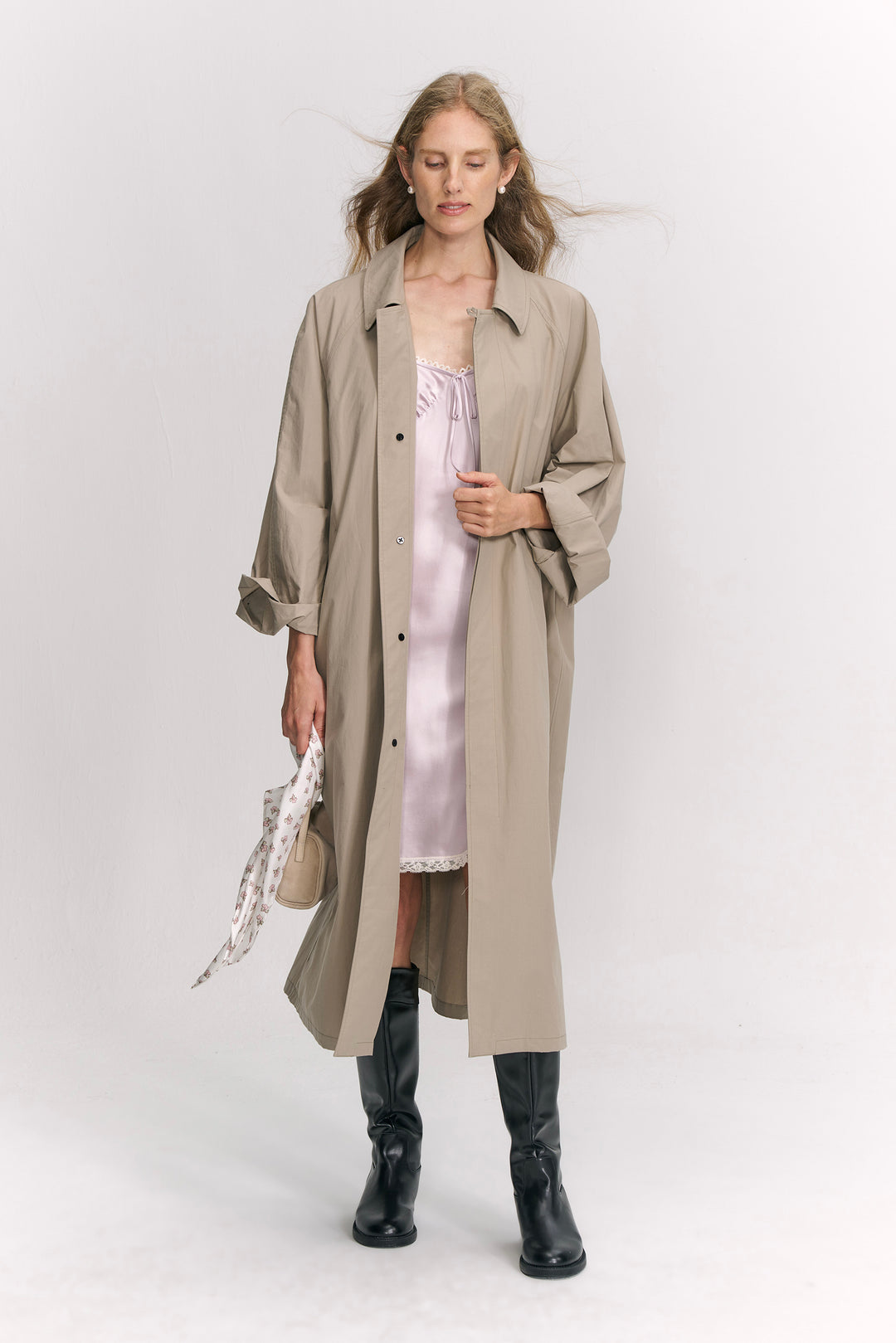 PAJA Farm Edit Silk Bias-Cut Lace Slip Dress - Amethyst